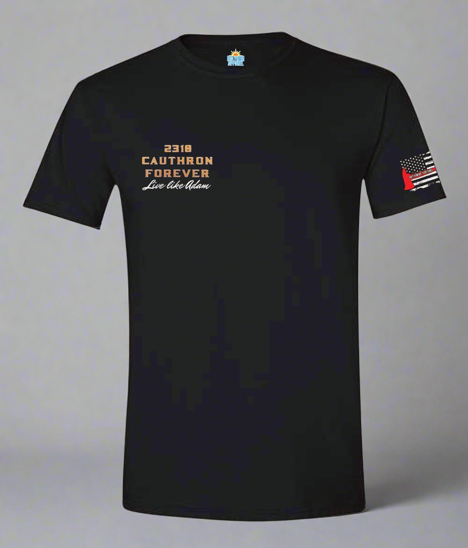 "Live like Adam" Gym Shirt