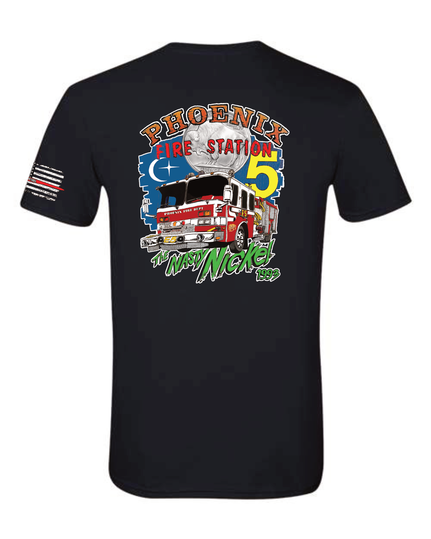 Engine 5 Nasty Nickel Tri-blend Retro