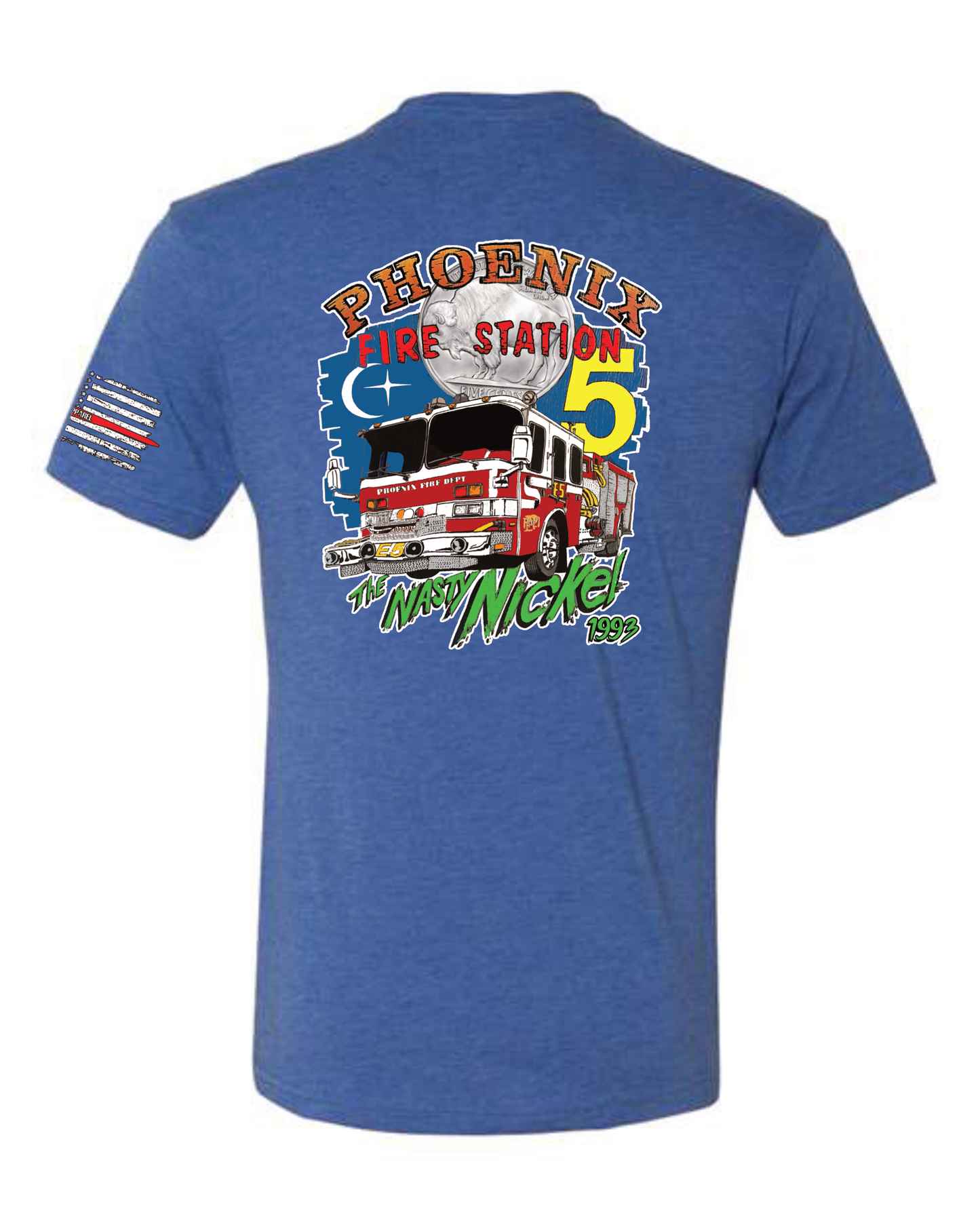 Engine 5 Nasty Nickel Tri-blend Retro