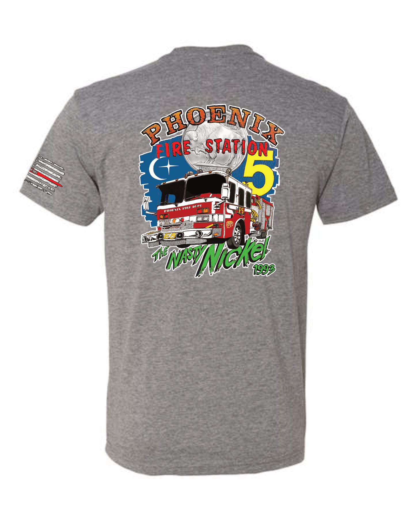 Engine 5 Nasty Nickel Tri-blend Retro