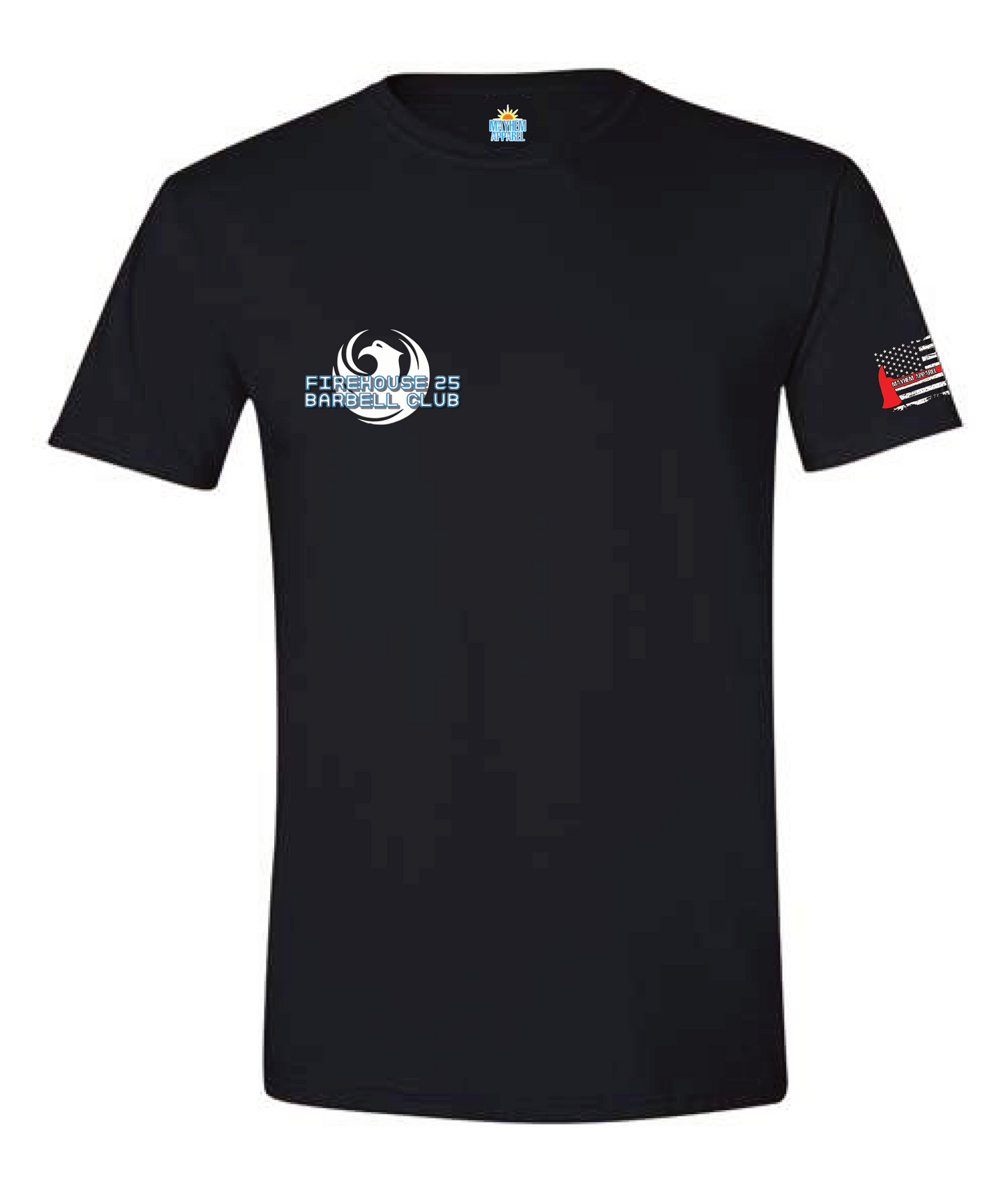 FIREHOUSE 25 BARBELL CLUB tee
