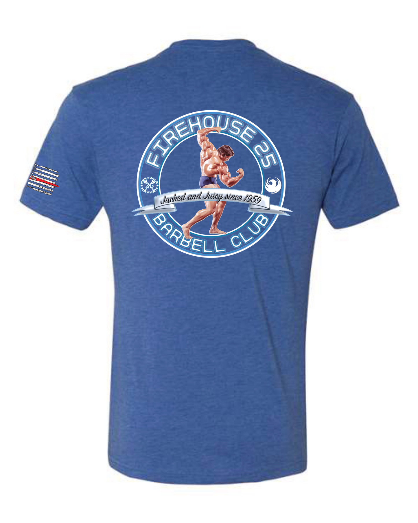 FIREHOUSE 25 BARBELL CLUB tee