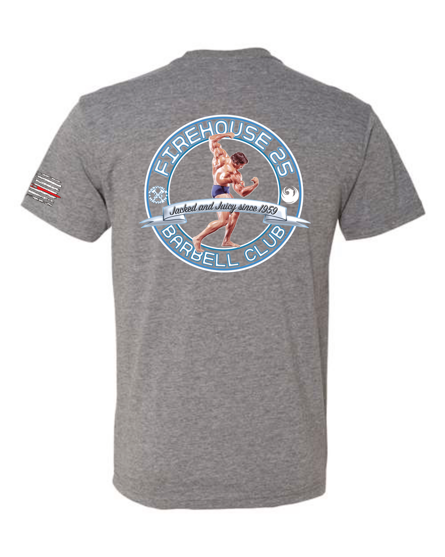 FIREHOUSE 25 BARBELL CLUB tee