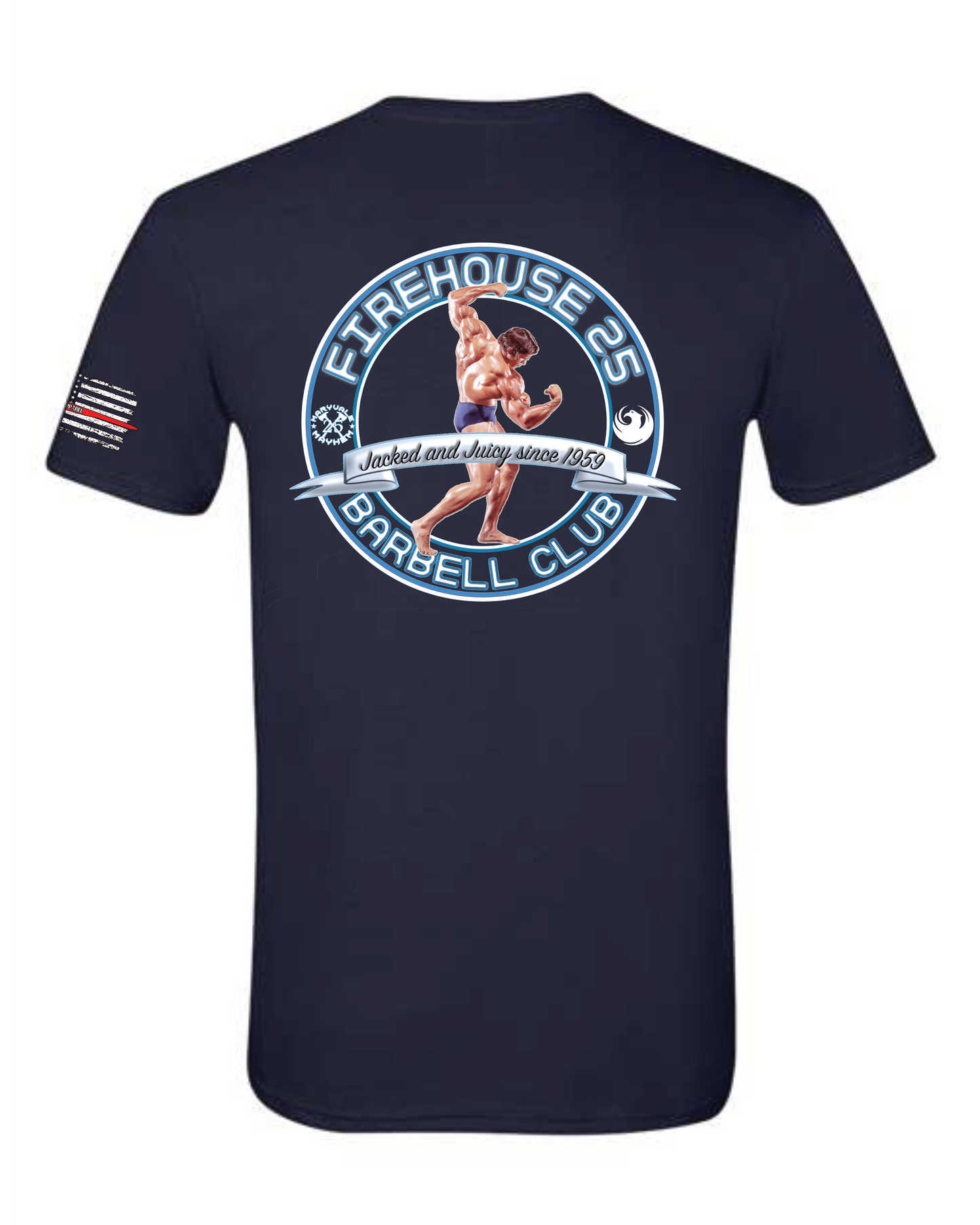 FIREHOUSE 25 BARBELL CLUB tee