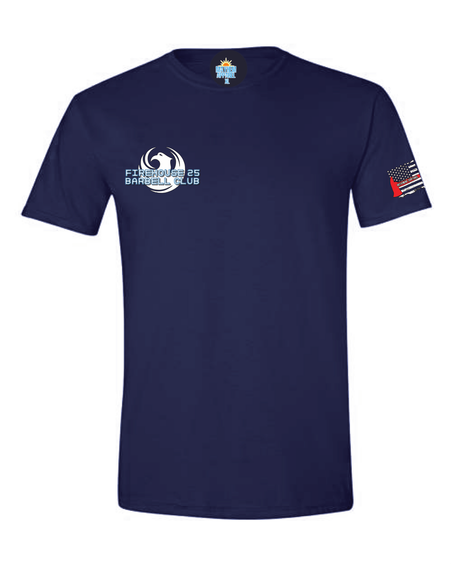 FIREHOUSE 25 BARBELL CLUB tee