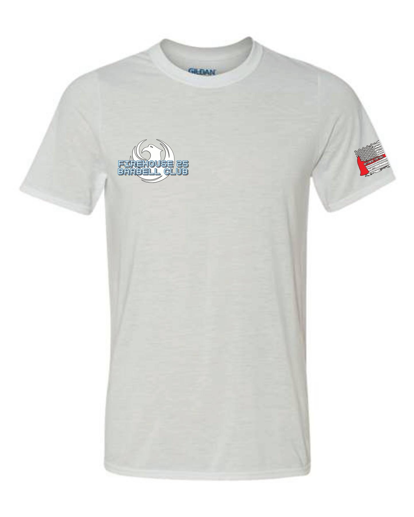 FIREHOUSE 25 BARBELL CLUB tee