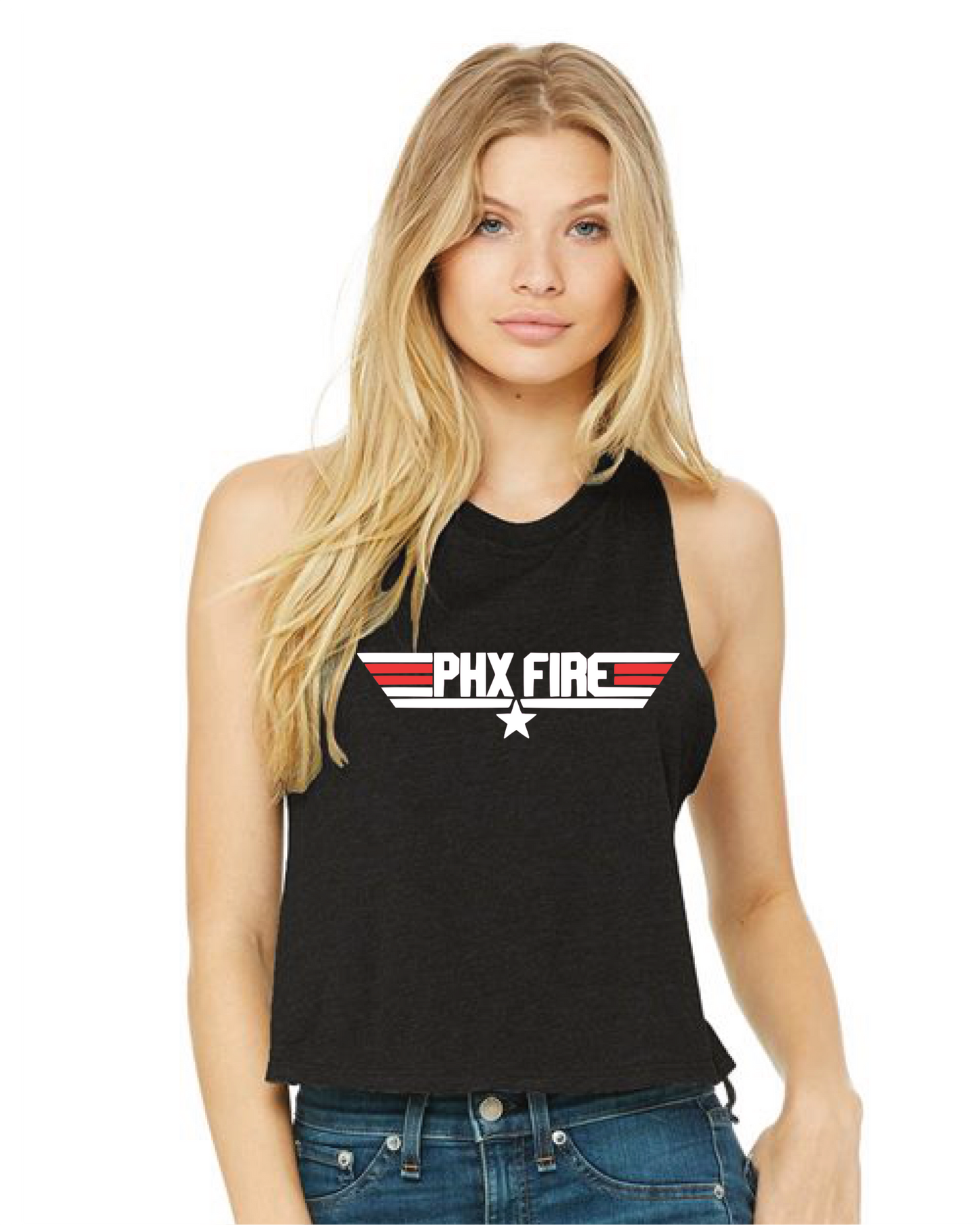 Ladies "Top Gun" PFD Muscle Tank