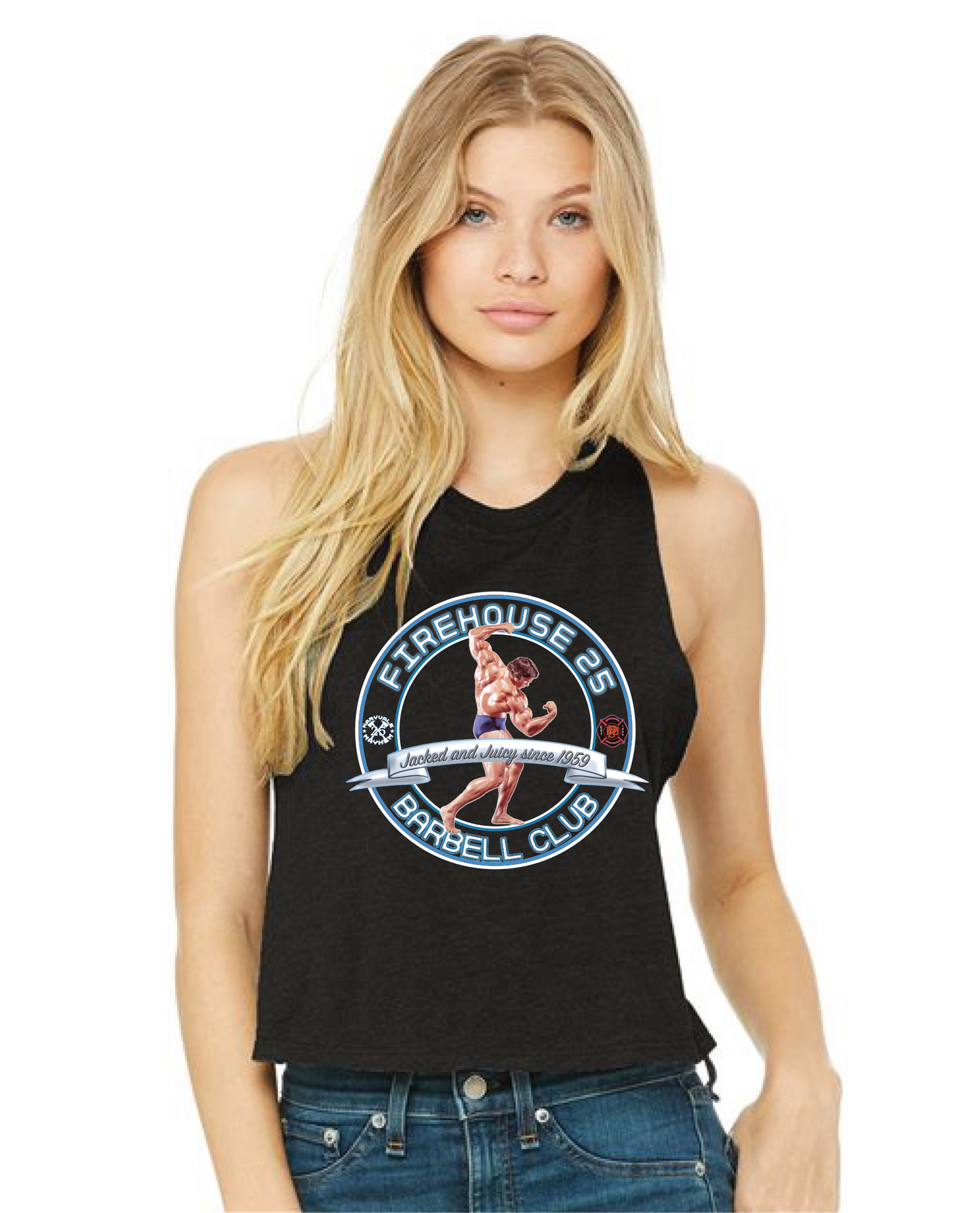 Ladies "Barbell Club" Muscle Tank