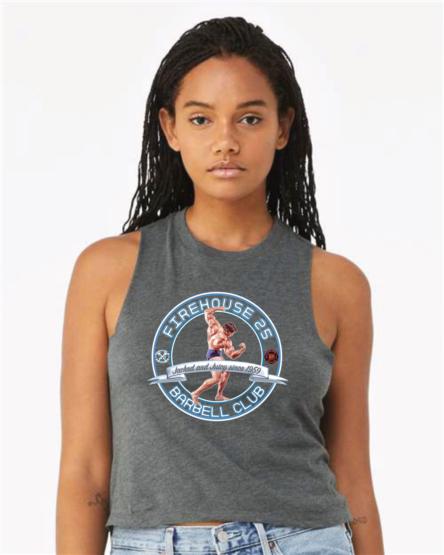Ladies "Barbell Club" Muscle Tank