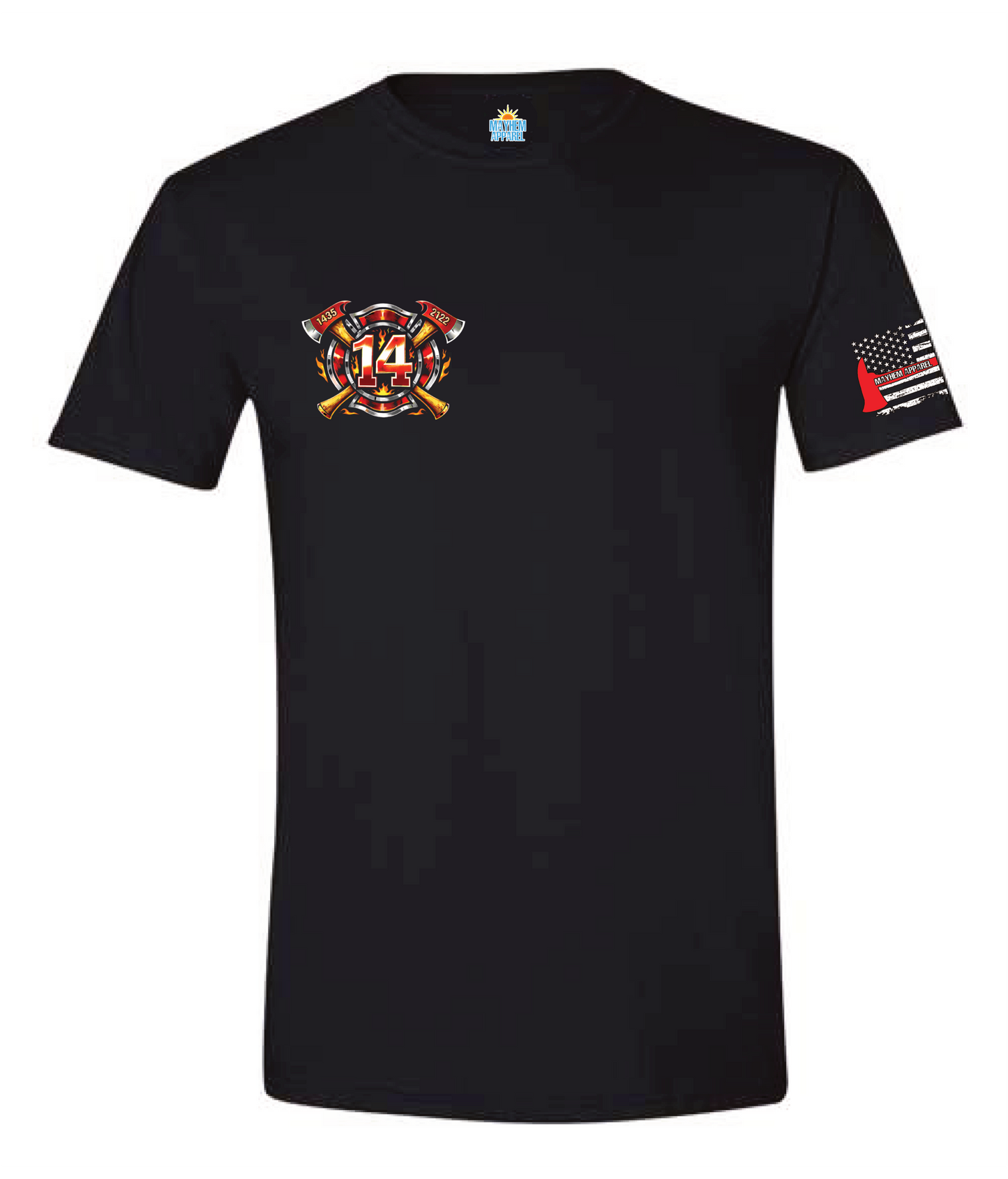 Firehouse 14 "FIGHT ON" Tri blend Tee