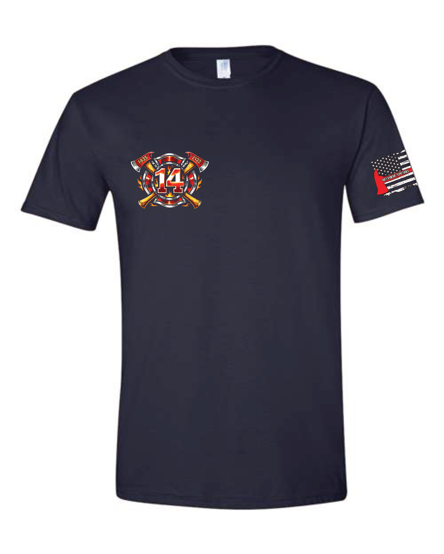 Firehouse 14 "FIGHT ON" Tri blend Tee