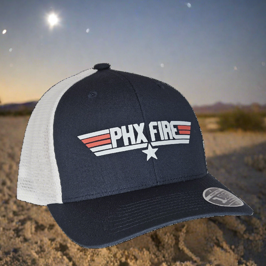 Top Gun Navy/white Trucker