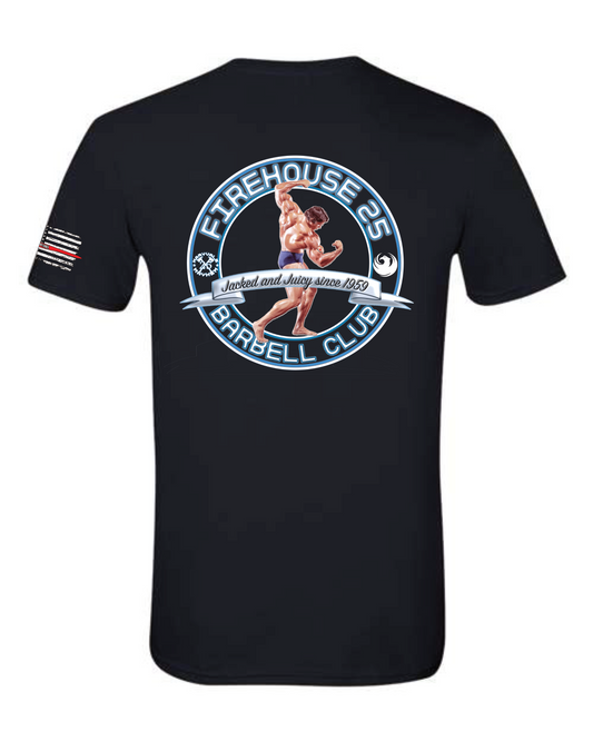 FIREHOUSE 25 BARBELL CLUB tee