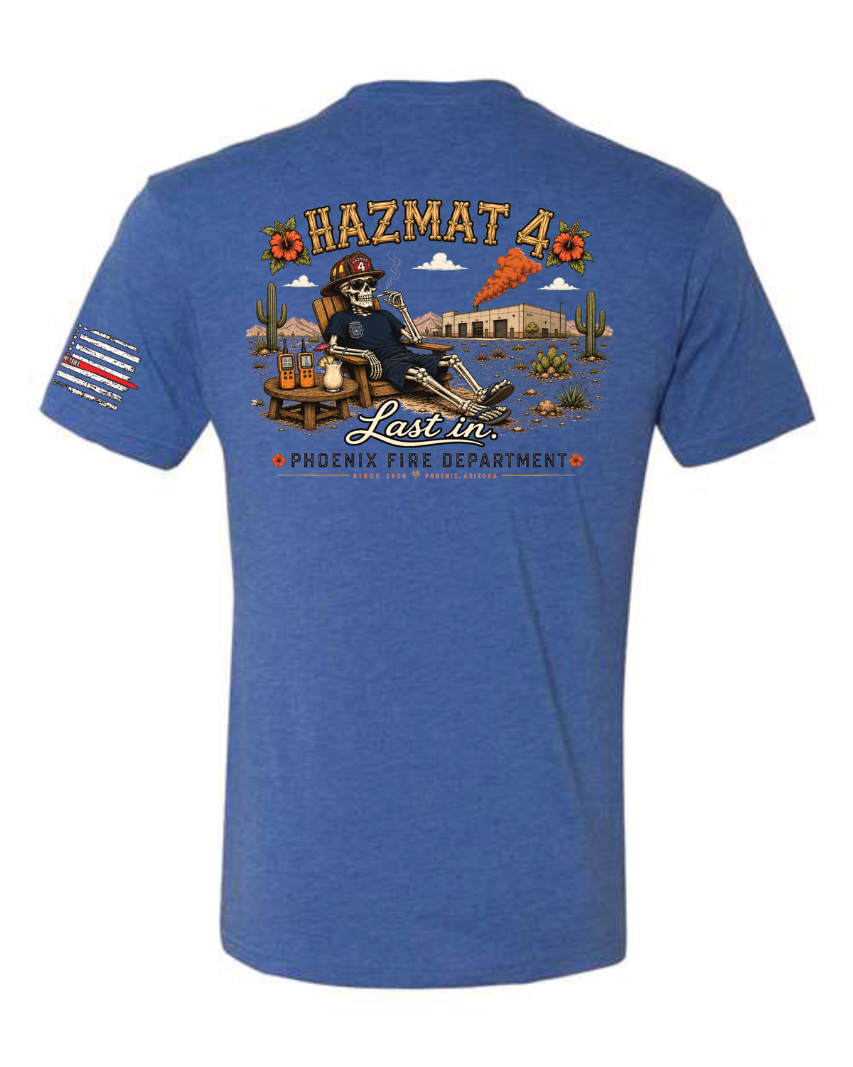 Hazmat 4 "Last in" - Next Level Graphic Tee