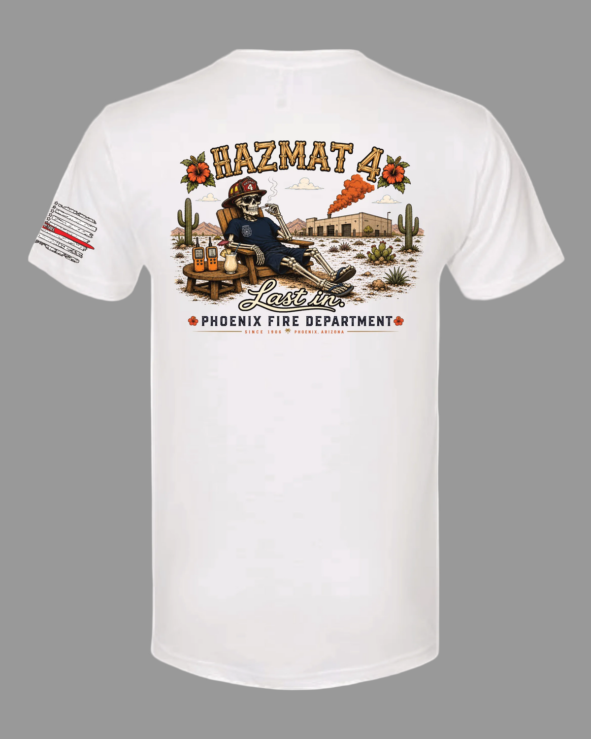 Hazmat 4 "Last in" - Next Level Graphic Tee