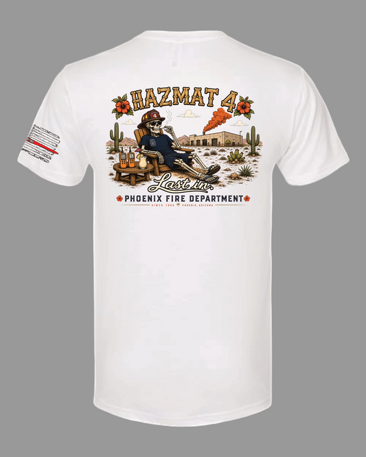 Hazmat 4 "Last in" - Next Level Graphic Tee